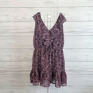 Myth NYC sleeveless blouse abstract print Women's Size L